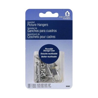HELPING HAND SMALL PICTURE HANGERS 3X1CT