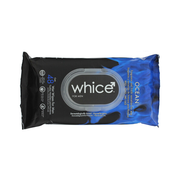 WHICE WET WIPE OCEAN FOR MEN 12X48CT