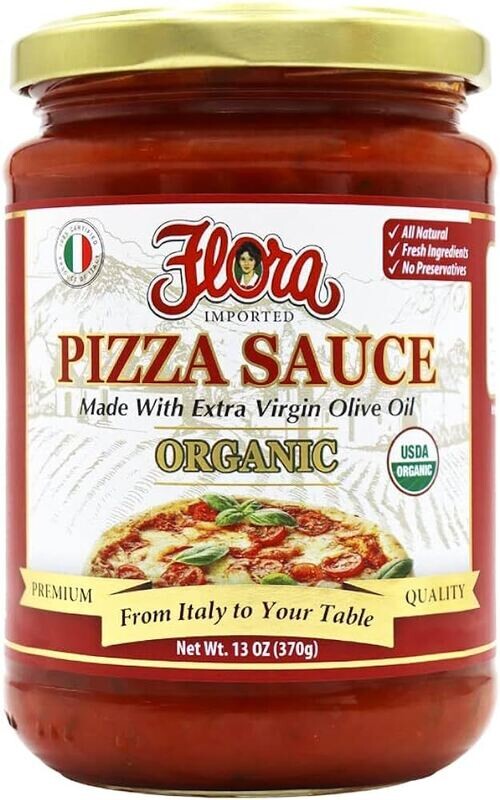 FLORA ORGANIC PIZZA SAUCE 12X13OZ