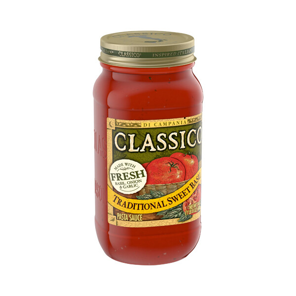 CLASSICO PASTA SAUCE TRADITIONAL SWEET BASIL 12X24OZ