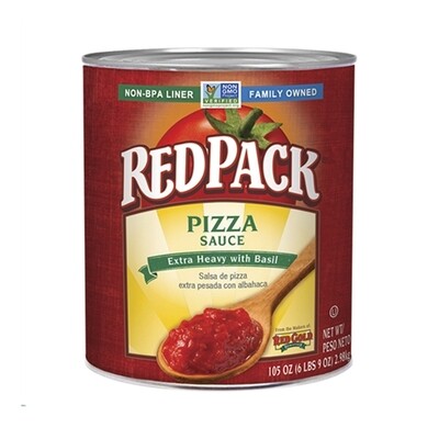 REDPACK EXTRA HEAVY PIZZA SAUCE W/ BASIL 6X10#