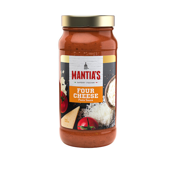MANTIA'S 4 CHEESE PASTA SAUCE 12X24OZ