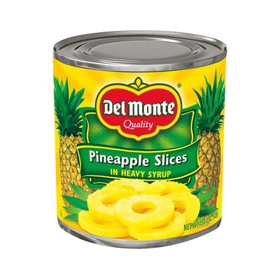 D-D-M PINEAPPLE SLICES IN HEAVY SYRUP 12X15.5OZ