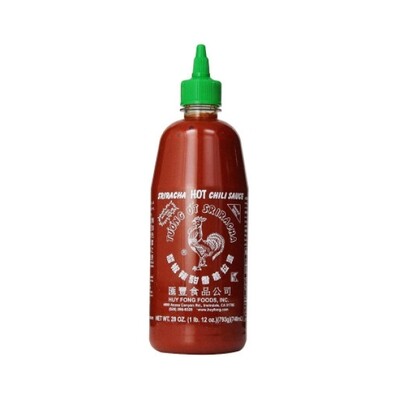 SRIRACHA HOT CHILI SAUCE 12X28OZ