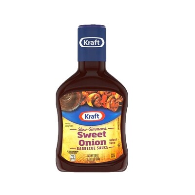 KRAFT SWEET ONION BBQ SAUCE 12X18OZ