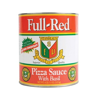 FULL RED PIZZA SAUCE W/ BASIL 6X10#