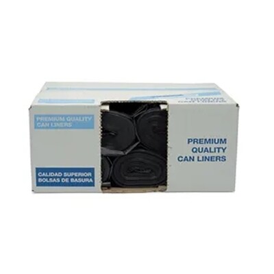 VIC. BAY CAN LINER HD 55-60GAL BLACK 10X10CT