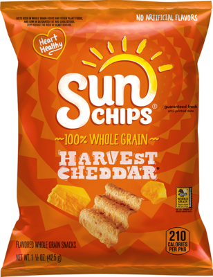 SUNCHIPS HARVEST CHEDDAR 32X1.5OZ