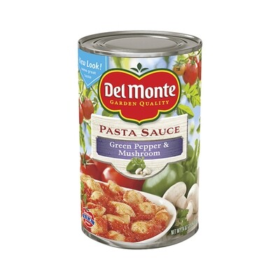 D-M PASTA SAUCE GREEN PEPPER MUSHROOM 12X24OZ