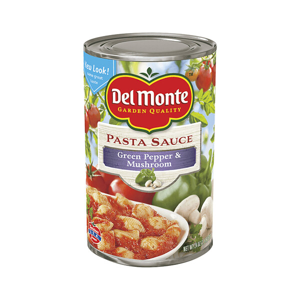 D-M PASTA SAUCE GREEN PEPPER MUSHROOM 12X24OZ