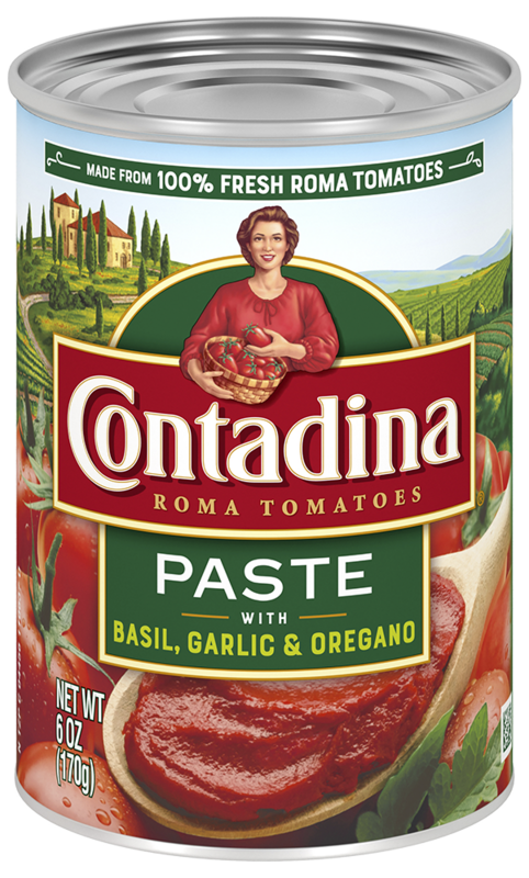 CONTADINA TOMATO PASTE W/ ITALIAN HERBS 12X6OZ