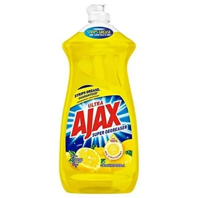 AJAX DISHWASHING LIQUID LEMON 9X28OZ