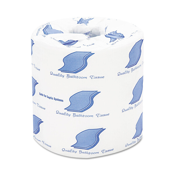 GEN 800 BATHROOM TISSUE WHITE 2-PLY 420 SHEETS 96X1RL