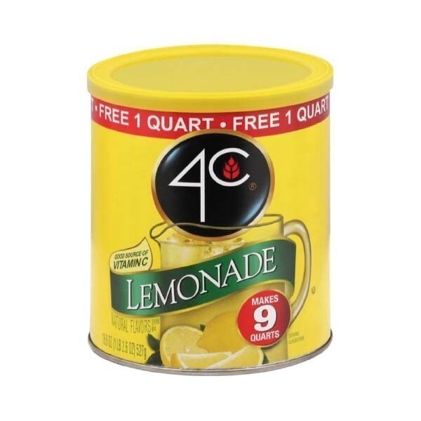 4C LEMONADE DRINK MIX 6X18.6OZ