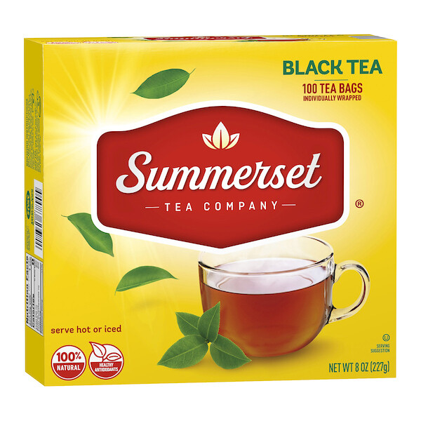 SUMMERSET BALCK TEA BAGS 8X100X8OZ