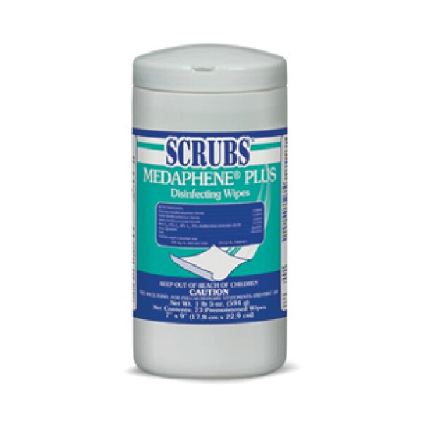 SCRUBS MEDAPHENE PLUS DISINFECTING WIPES 6X73CT