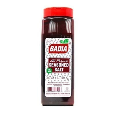 BADIA SEASONED SALT 6X2#