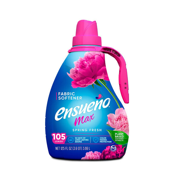 ENSUENO MAX SPRING FRESH FABRIC SOFTENER 4X125OZ