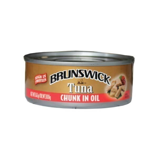 BRUNSWICK TUNA CHUNK IN OIL 48X142G