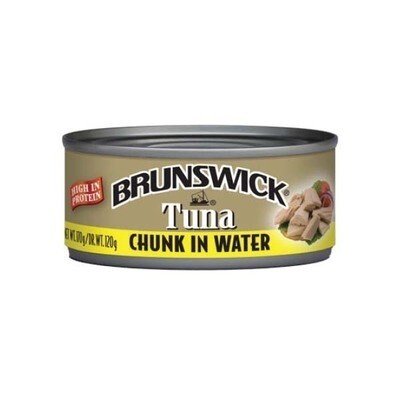 BRUNSWICK TUNA CHUNK IN WATER 48X142G