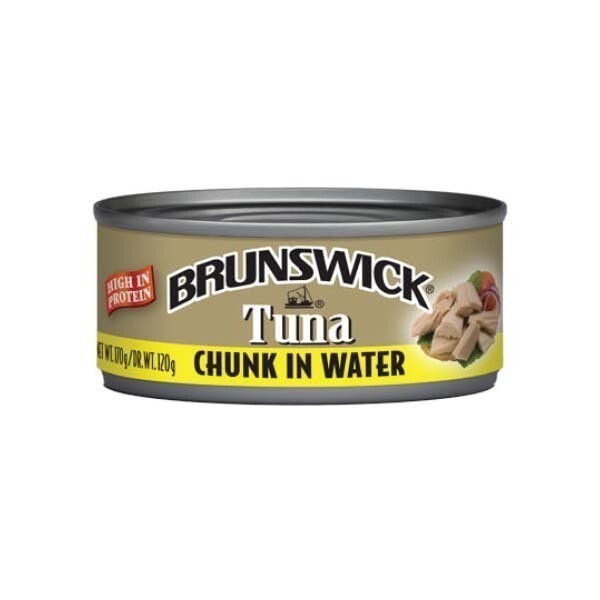 BRUNSWICK TUNA CHUNK IN WATER 48X142G