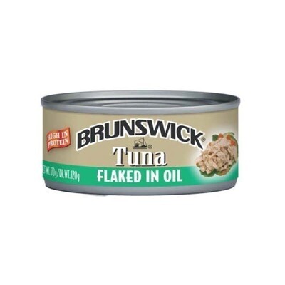 BRUNSWICK TUNA FLAKE IN OIL 48X142G