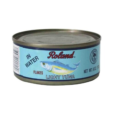 ROLAND LIGHT TUNA FLAKES IN WATER 48X6OZ