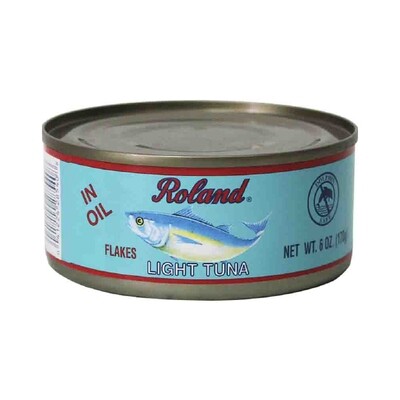 ROLAND LIGHT TUNA FLAKES OIL 48X6OZ