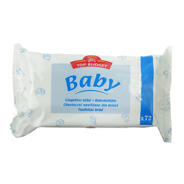 TOP BUDGET LINGETTES BEBE 14X72CT