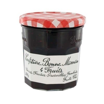 BONNE MAMAN CONFITURES QUATRE FRUITS 12X370G
