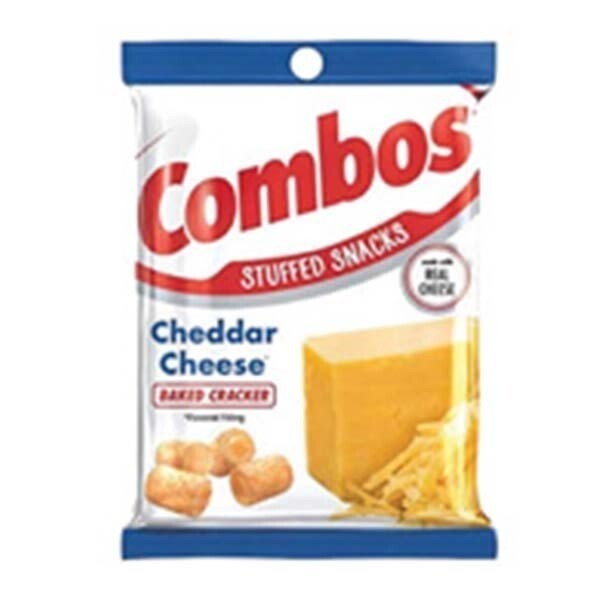 COMBOS CHEDDAR CHEESE CRACKERS 12X6.3OZ