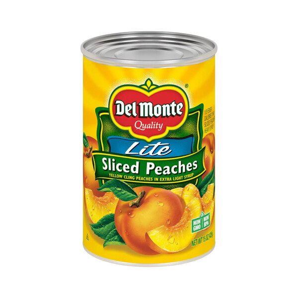 D-M SLICED PEACHES IN HEAVY SYRUP 12X15.25OZ