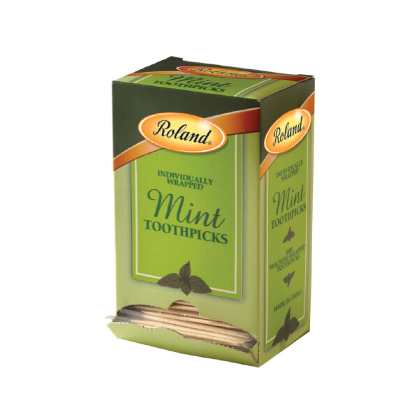 ROLAND MINT TOOTHPICKS 15X1000CT