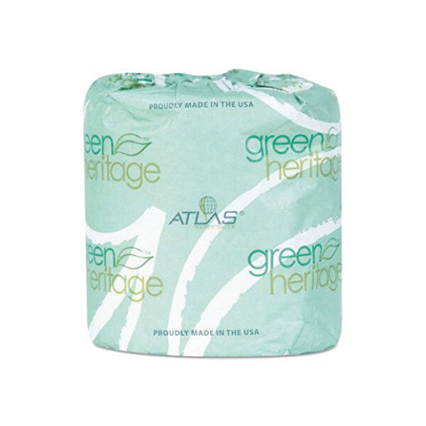 ATLAS GREEN HERITAGE 2PLY SINGLE ROLL BATH TISSUE 96X1CT