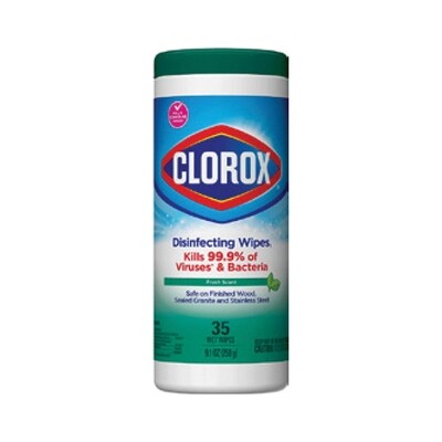 CLOROX DISINFECTING FRESH SCENT WIPES (C) 12X35CT