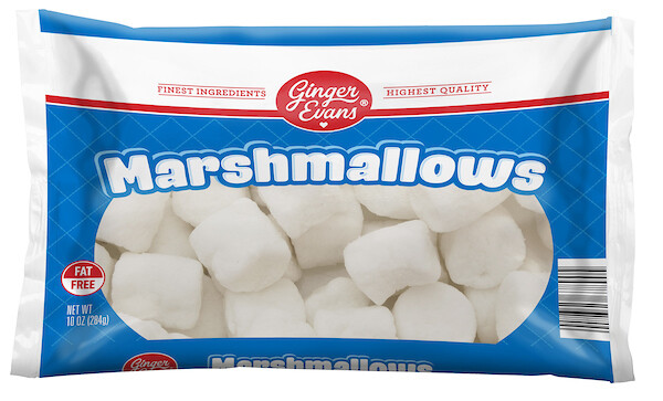 GINGER EVANS LARGE MARSHMALLOWS 24X10OZ