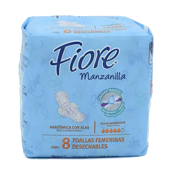 FIORE PADS ANATOMICA CON ALAS 12X8CT