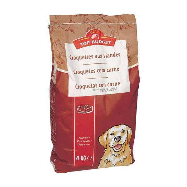 TOP BUDGET CROQUETTES VIANDES POUR CHIEN 4X4KG