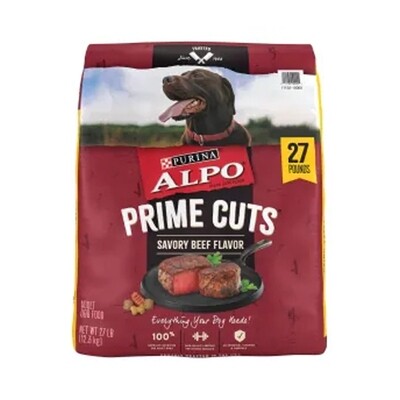 ALPO PRIME CUTS SAVORY BEEF 27#