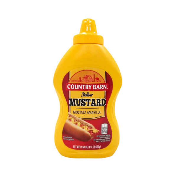 COUNTRY BARN MUSTARD 12X14OZ