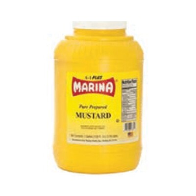 MARINA \ CHEF&#39;S RECIPE YELLOW MUSTARD 4X1GAL