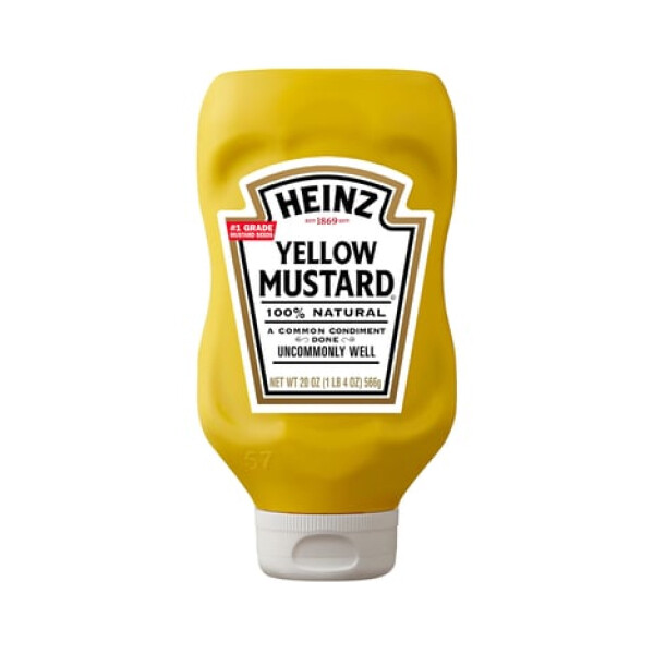 HEINZ YELLOW MUSTARD SQUEEZE 12X20OZ