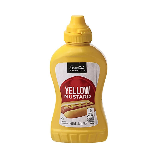 D-ESSENTIAL-DAY YELLOW MUSTARD SQUEEZE 12X8OZ