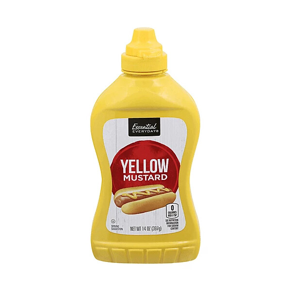 ESSENTIAL-DAY YELLOW MUSTARD 12X14OZ