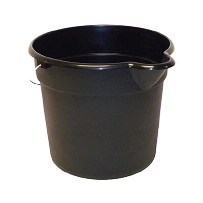 UNITED SOLUTION 12 QT PAIL BLACK 24X1