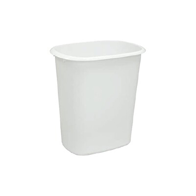 UNITED SOLUTION 40QT WASTEBASKET WHITE 6X1
