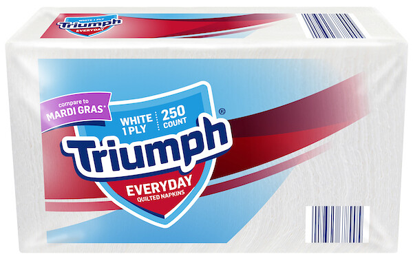 TRIUMPH NAPKINS 18X250CT