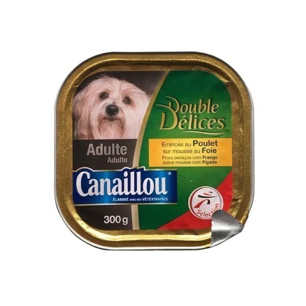 CANAILLOU BARQUETTES POULET FOIE POUR PETIT CHIEN 18X300G