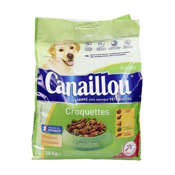 CANAILLOU CROQUETTES COMPLET POUR CHIEN ADULTE 10KG