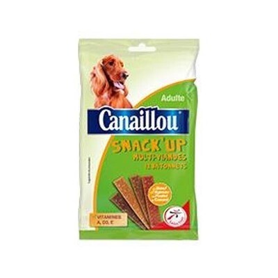 CANAILLOU ADULTE SNACK&#39;UP MULTI VIANDES 12 BATONNETS 24X120G